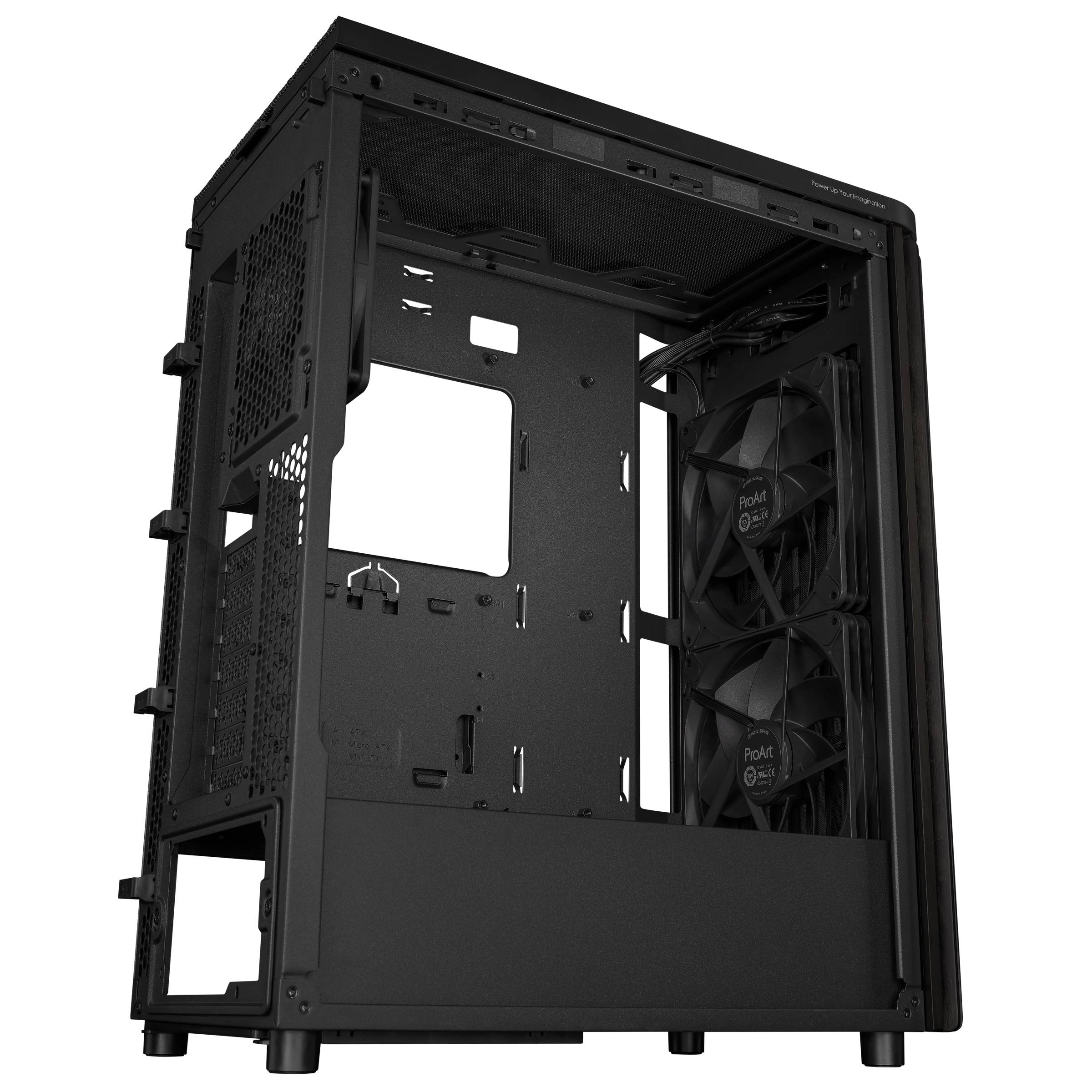 ASUS ProArt PA401 Wood TG PWM (Black) Tower Zwart