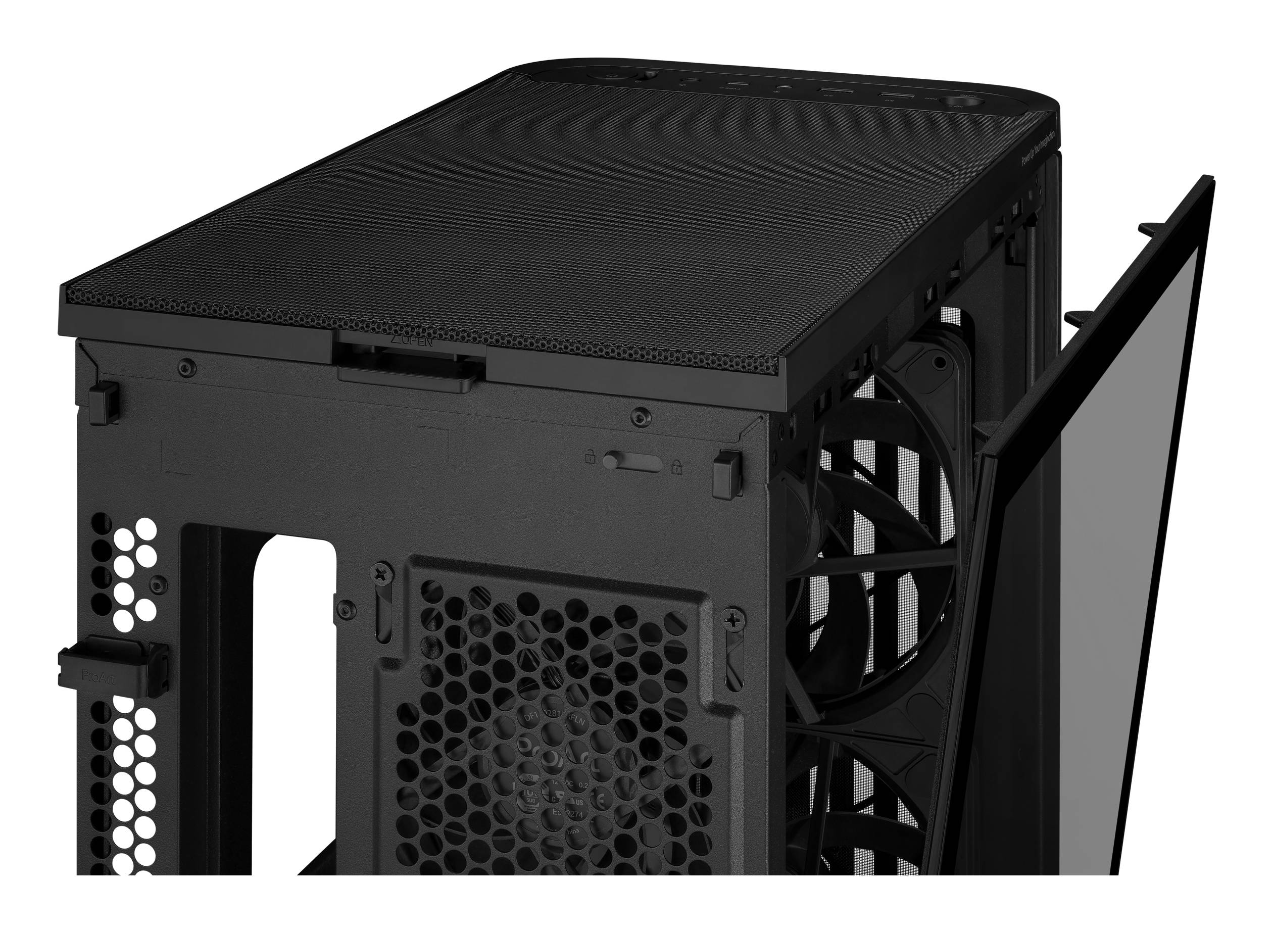 ASUS ProArt PA401 Wood TG PWM (Black) Tower Zwart