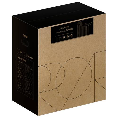ASUS ProArt PA401 Wood TG PWM (Black) Tower Zwart