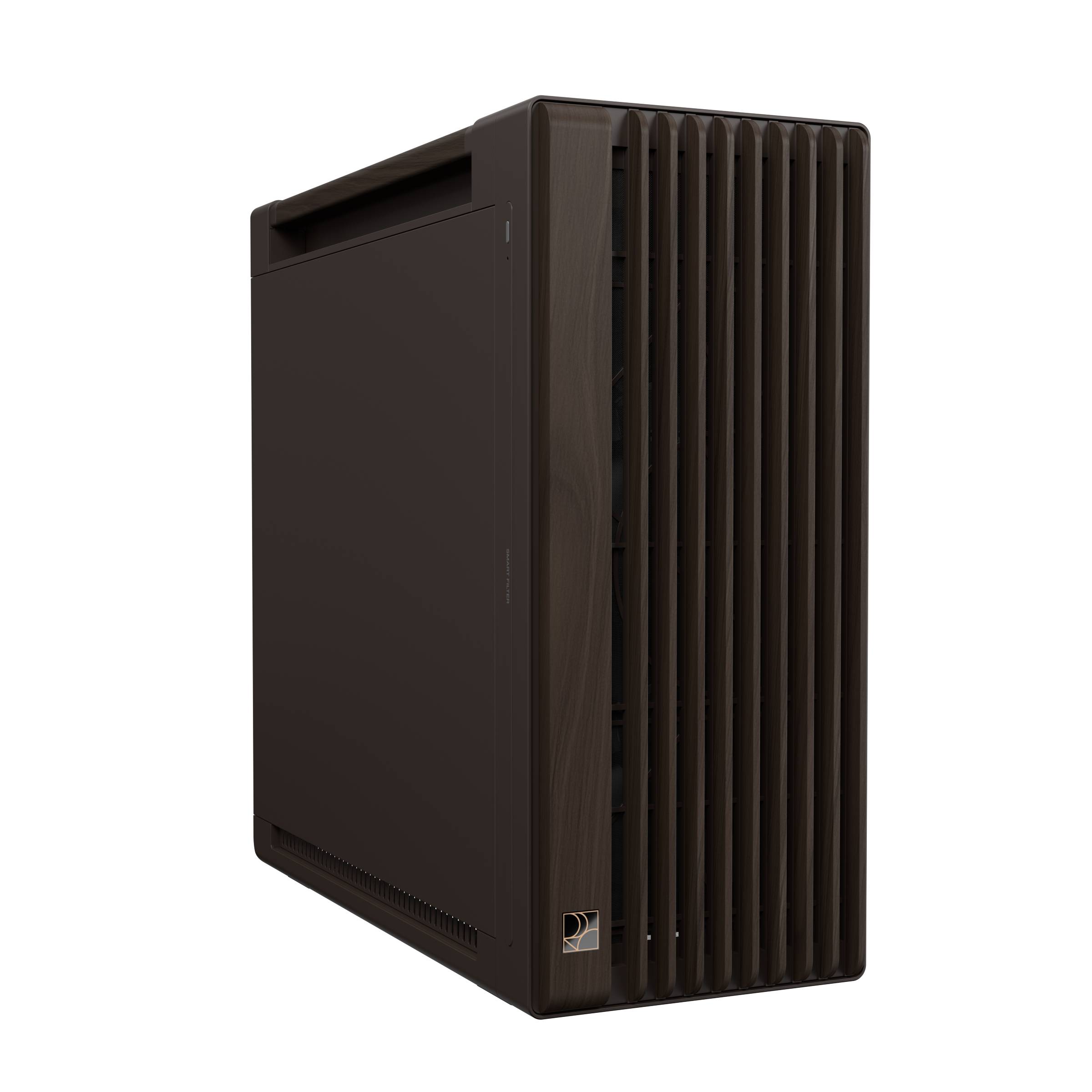 ASUS ProArt PA602 Wood Edition Retro Brown - Metal Panel Midi Tower Bruin