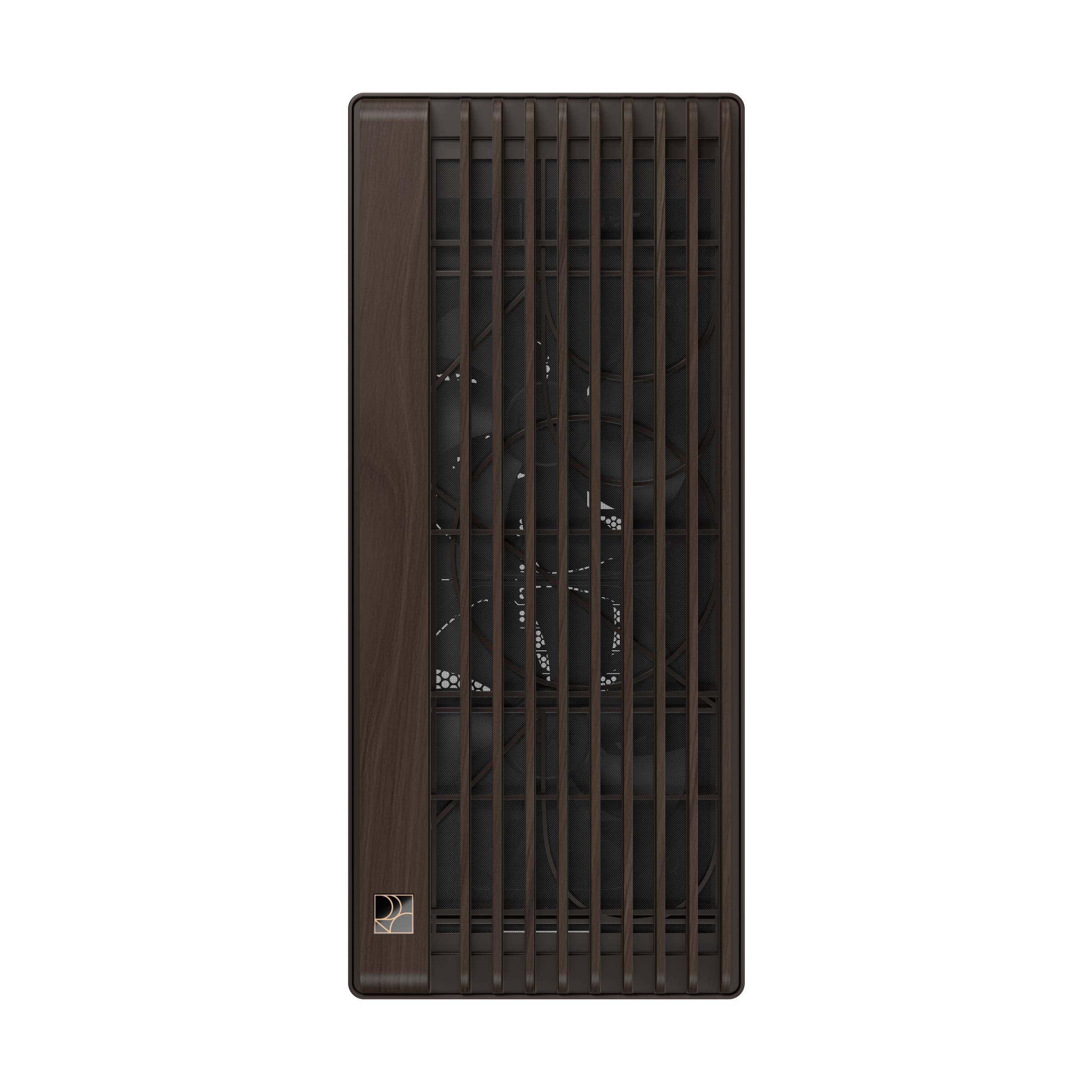 ASUS ProArt PA602 Wood Edition Retro Brown - Metal Panel Midi Tower Bruin