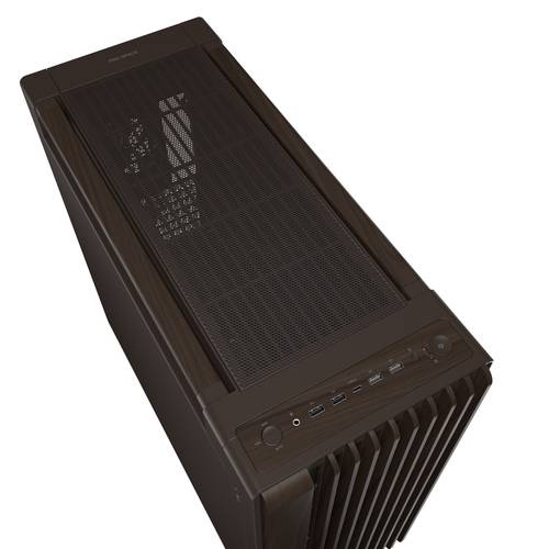 ASUS ProArt PA602 Wood Edition Retro Brown - Metal Panel Midi Tower Bruin