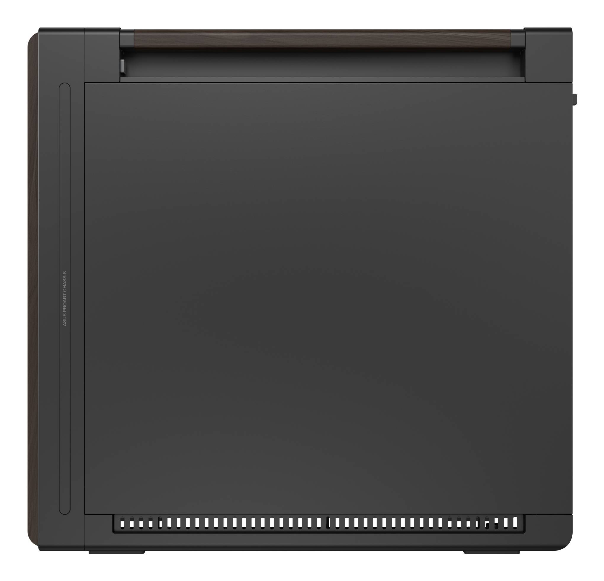 ASUS ProArt PA602 Wood Edition Modern Black - Metal Panel Midi Tower Zwart, Hout