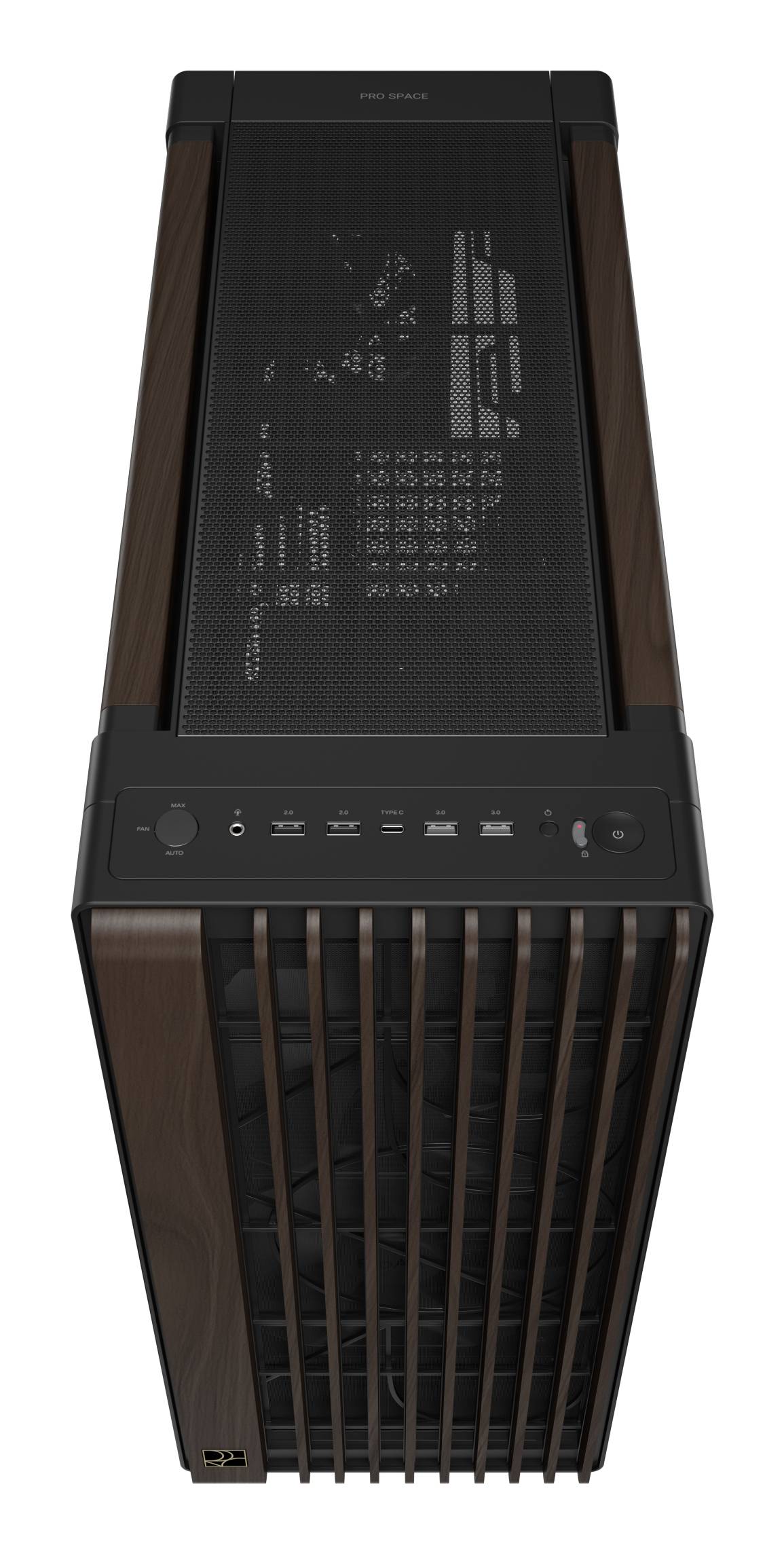 ASUS ProArt PA602 Wood Edition Modern Black - Tempered Glass Panel Midi Tower Zwart, Hout