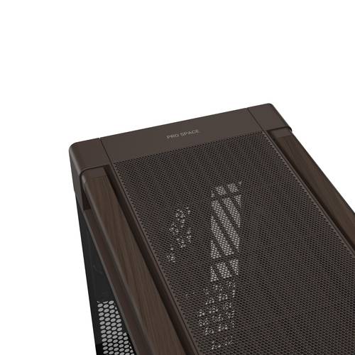 ASUS ProArt PA602 Wood Edition Retro Brown - Tempered Glass Panel Midi Tower Bruin