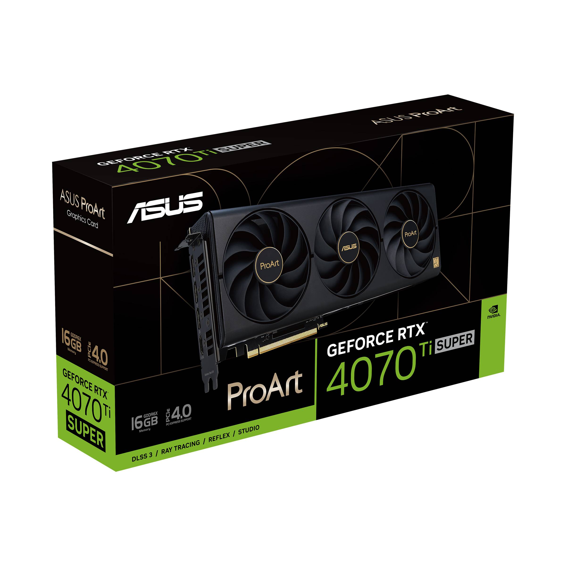 ASUS ProArt -RTX4070TIS-16G NVIDIA GeForce RTX 4070 Ti SUPER 16 GB GDDR6X