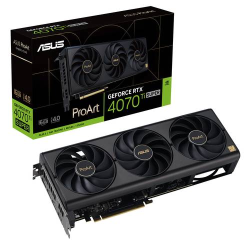 ASUS ProArt -RTX4070TIS-16G NVIDIA GeForce RTX 4070 Ti SUPER 16 GB GDDR6X