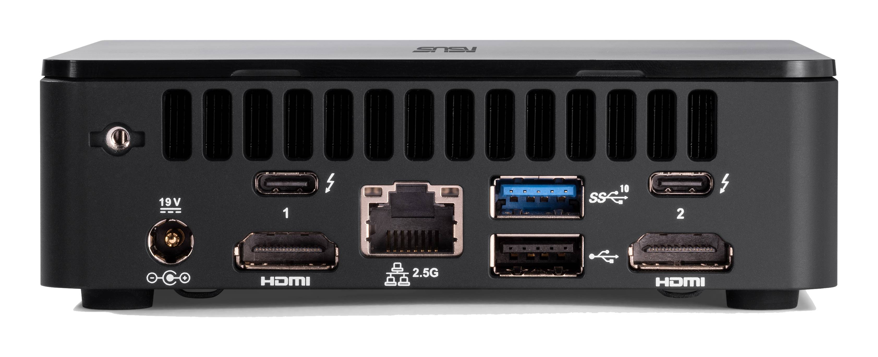 ASUS NUC 12 Pro Slim Kit RNUC12WSKI700002I UCFF Zwart i7-1260P