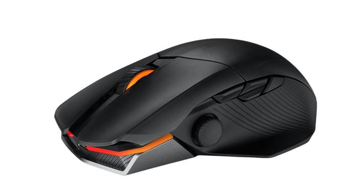 ASUS ROG Chakram X Origin muis Gamen Rechtshandig RF Wireless + Bluetooth + USB Type-A Opto-mechanisch 36000 DPI