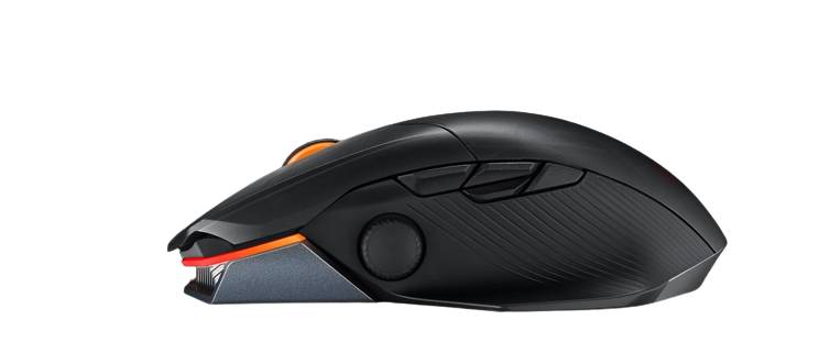 ASUS ROG Chakram X Origin muis Gamen Rechtshandig RF Wireless + Bluetooth + USB Type-A Opto-mechanisch 36000 DPI