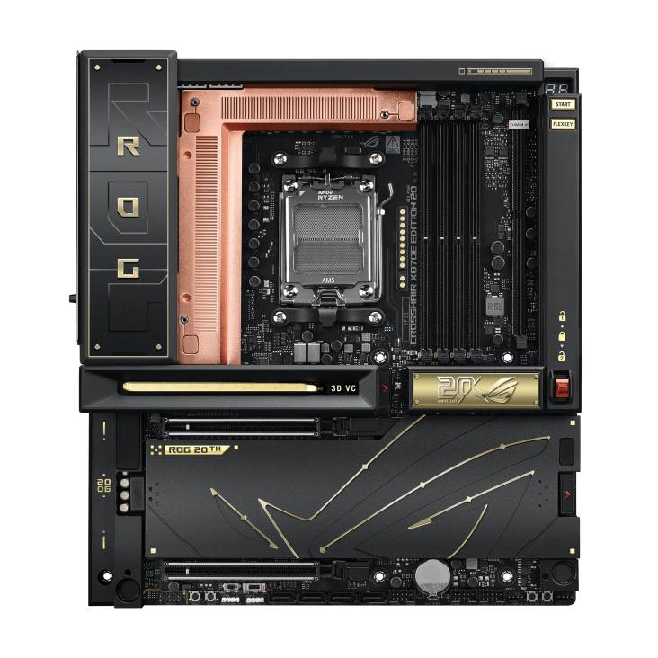 ASUS ROG CROSSHAIR X870E EDITION 20 AMD X870E Socket AM5 ATX