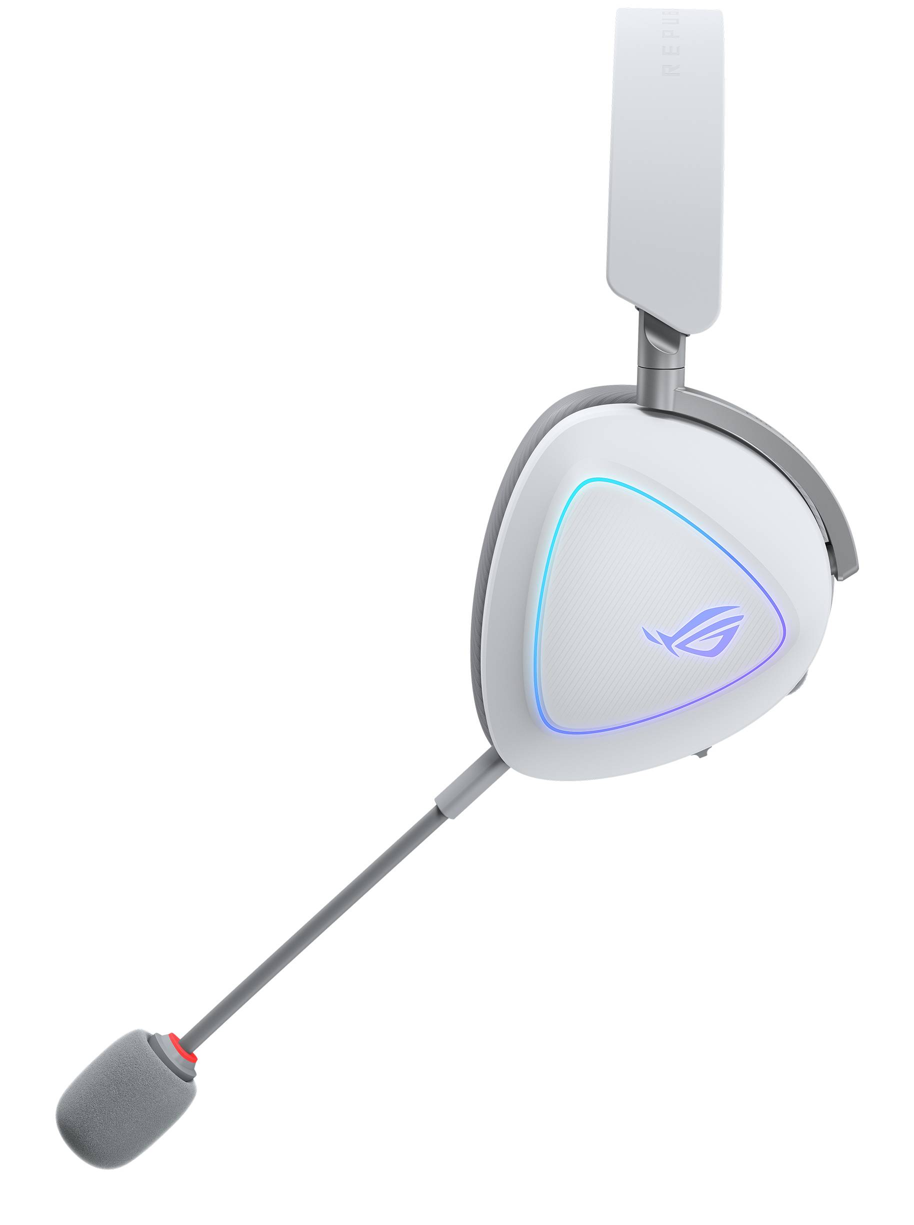 ASUS ROG Delta II Headset Bedraad en draadloos Hoofdband Gamen USB Type-C Bluetooth Wit