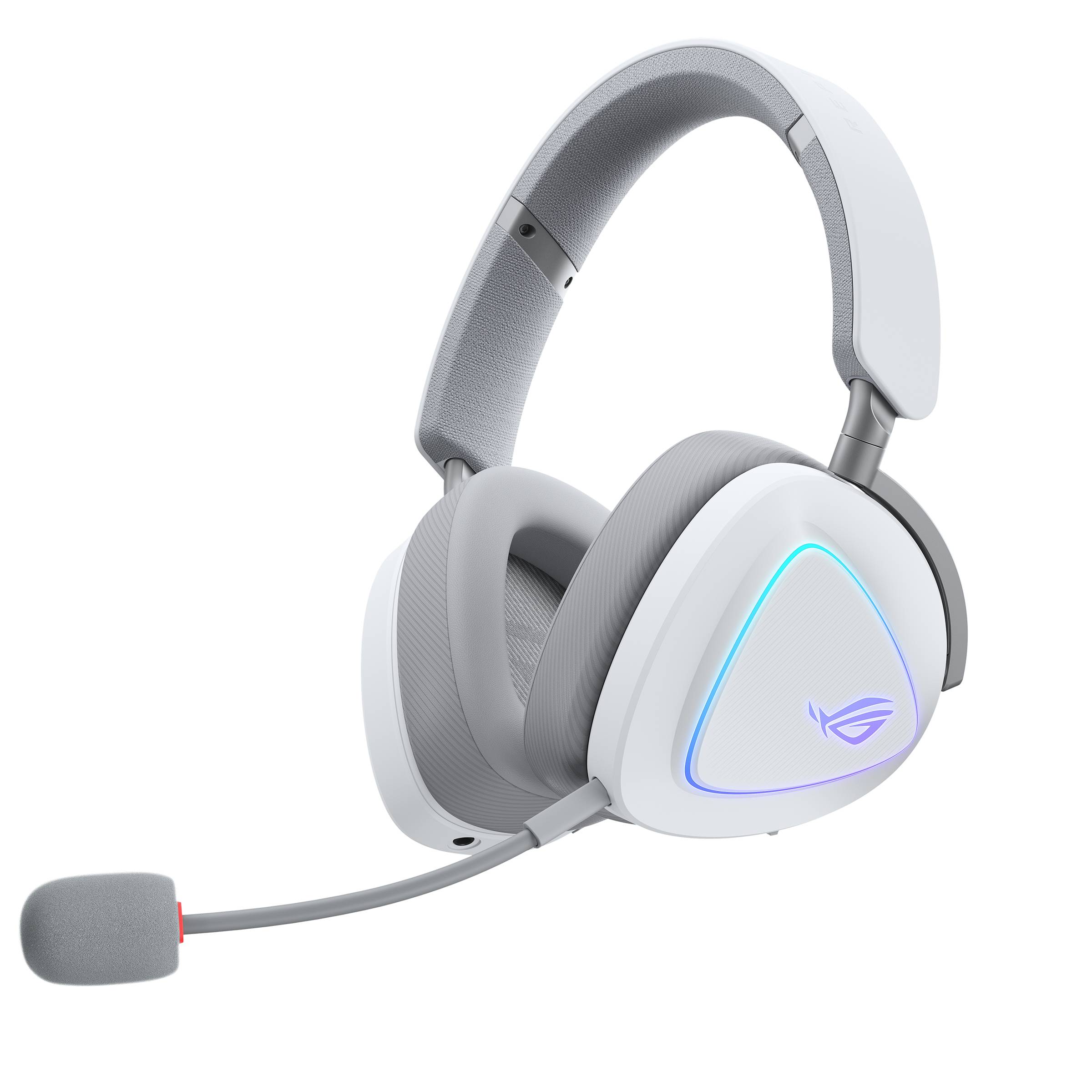 ASUS ROG Delta II Headset Bedraad en draadloos Hoofdband Gamen USB Type-C Bluetooth Wit