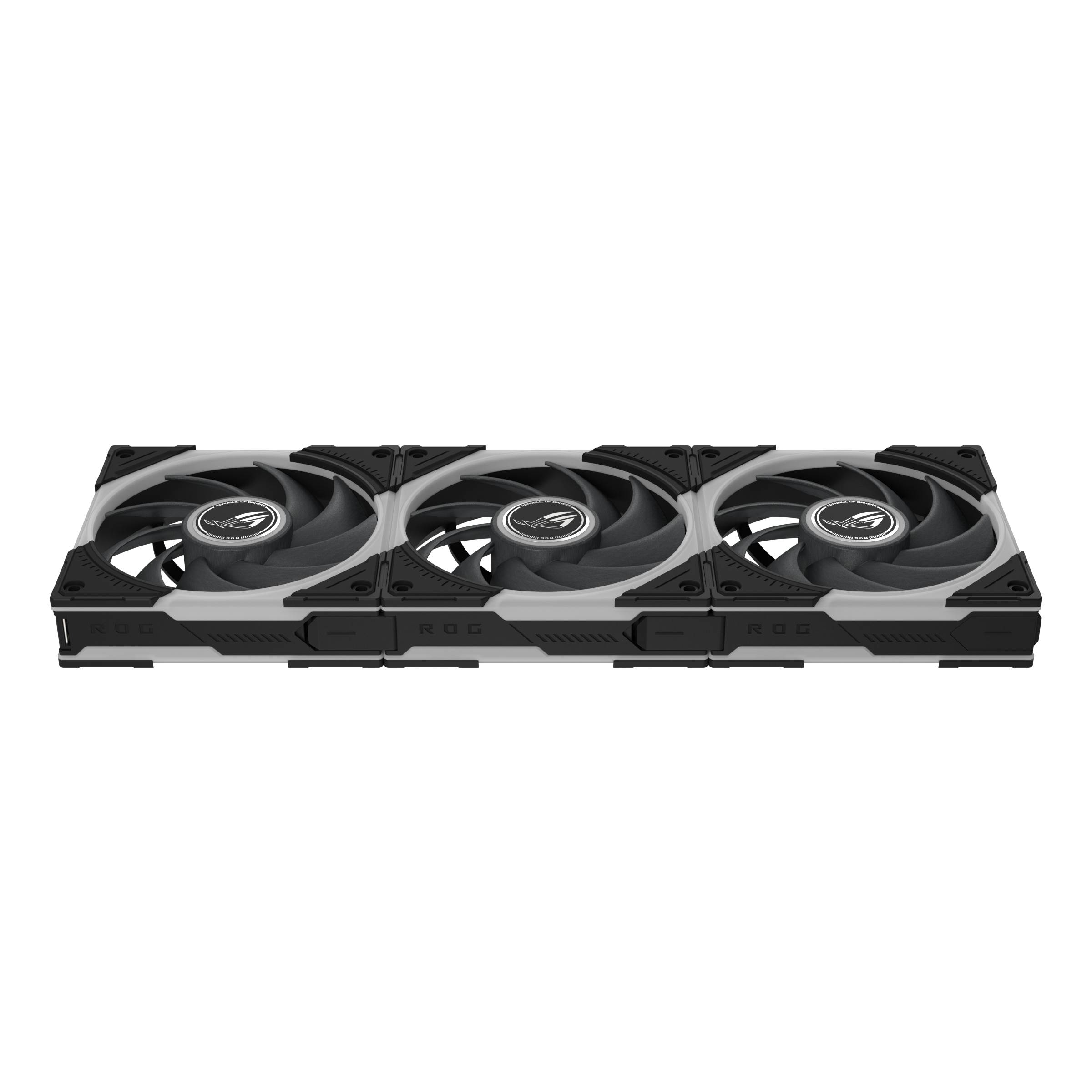 ASUS ROG Eurux GR120 ARGB Fan Triple Pack Computer behuizing Ventilator 12 cm Zwart 3 stuk(s)