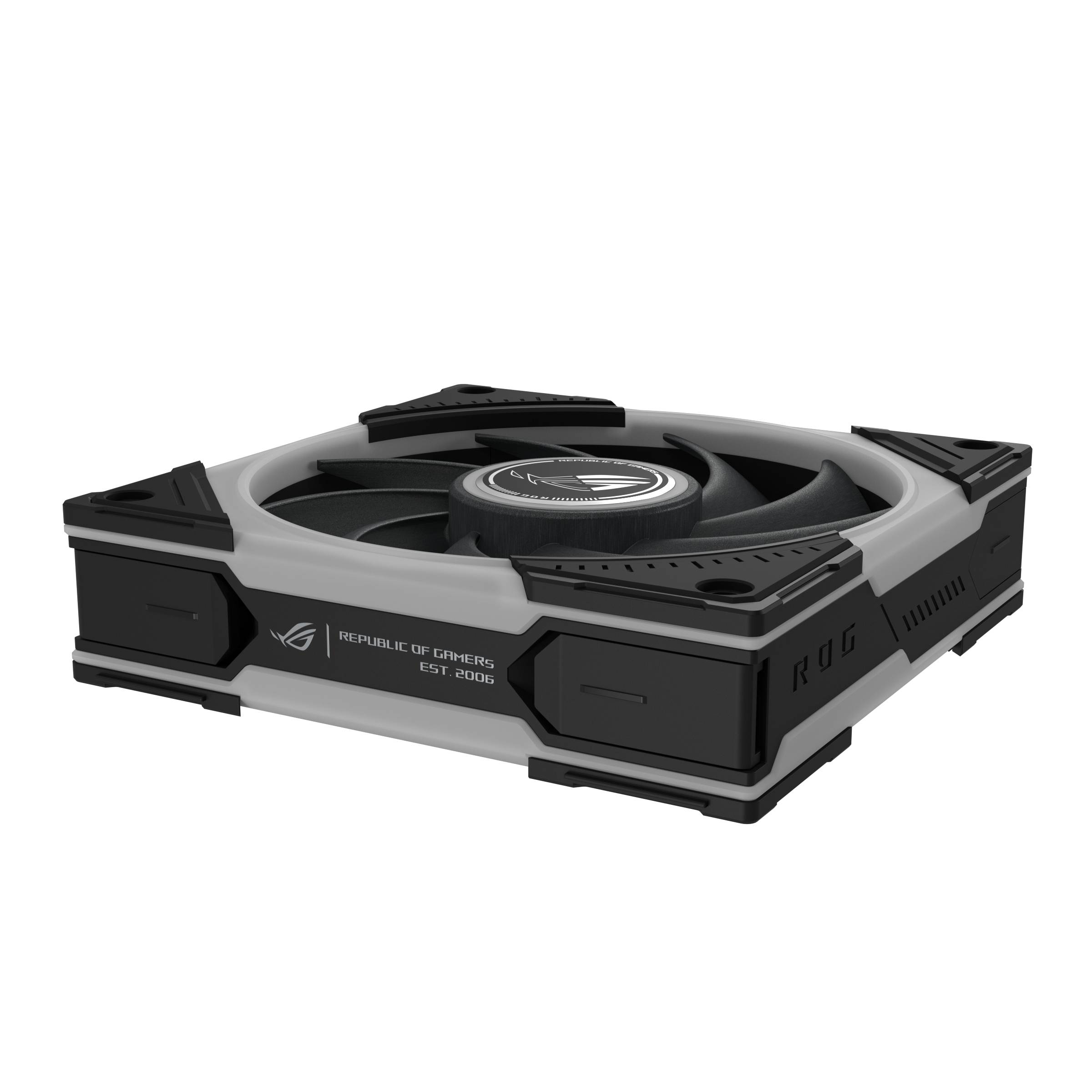 ASUS ROG Eurux GR120 ARGB Fan Triple Pack Computer behuizing Ventilator 12 cm Zwart 3 stuk(s)