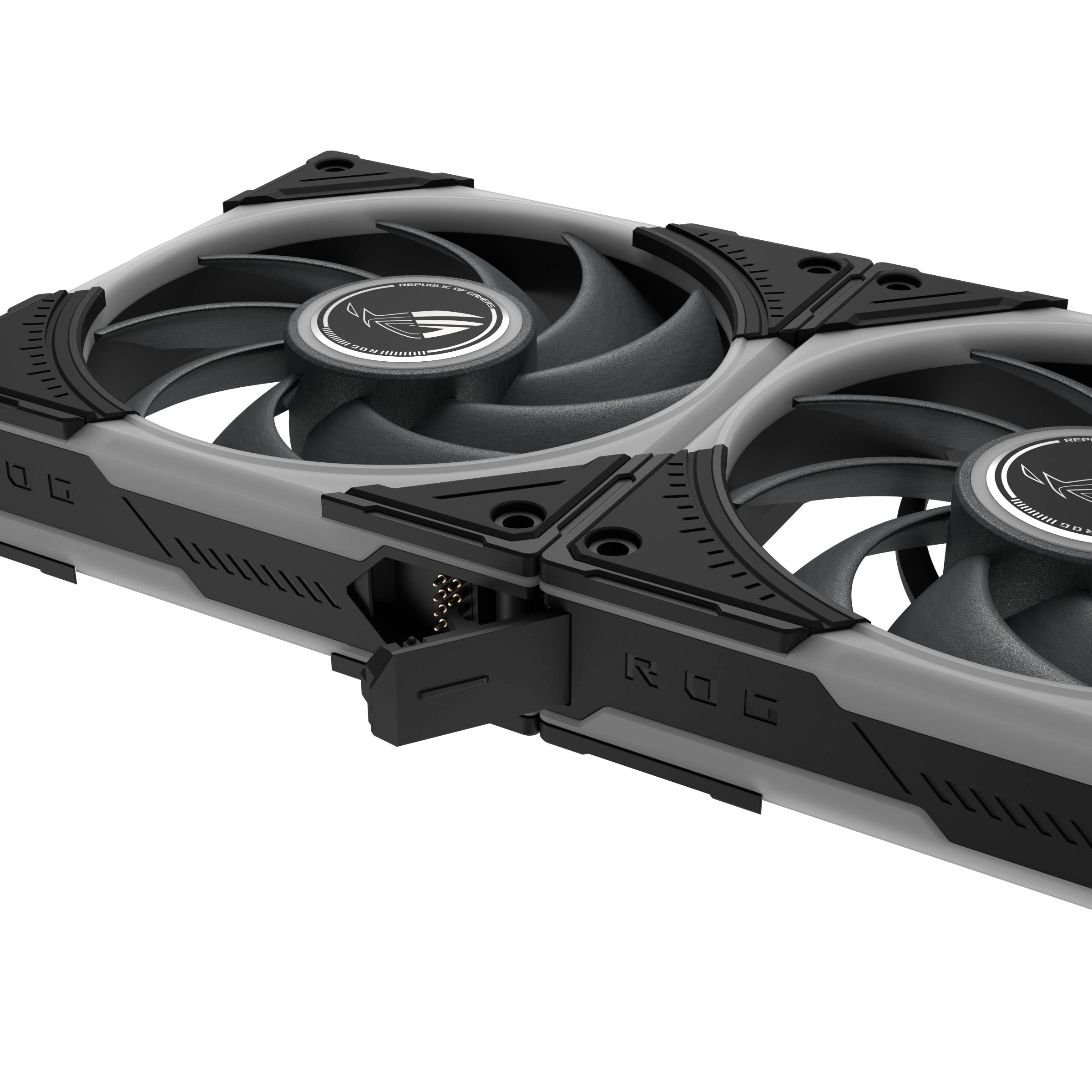 ASUS ROG Eurux GR120 ARGB Fan Triple Pack Computer behuizing Ventilator 12 cm Zwart 3 stuk(s)