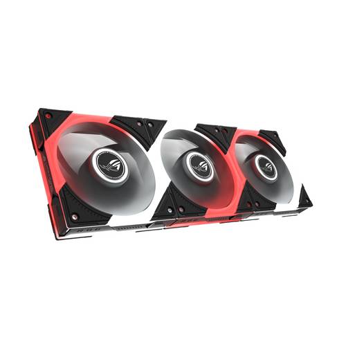 ASUS ROG Eurux GR120 ARGB Fan Triple Pack Computer behuizing Ventilator 12 cm Zwart 3 stuk(s)