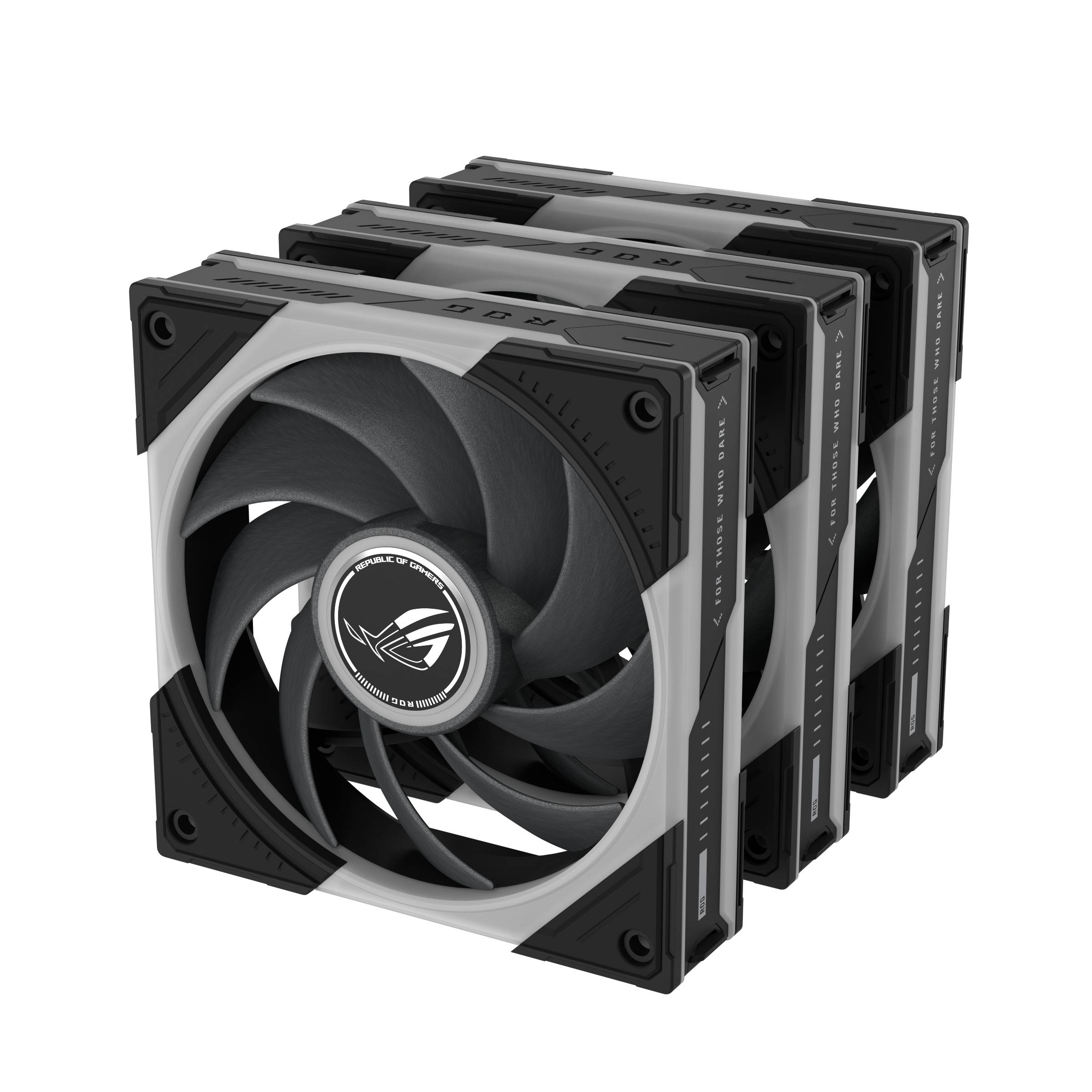 ASUS ROG Eurux GR120 ARGB Fan Triple Pack Computer behuizing Ventilator 12 cm Zwart 3 stuk(s)