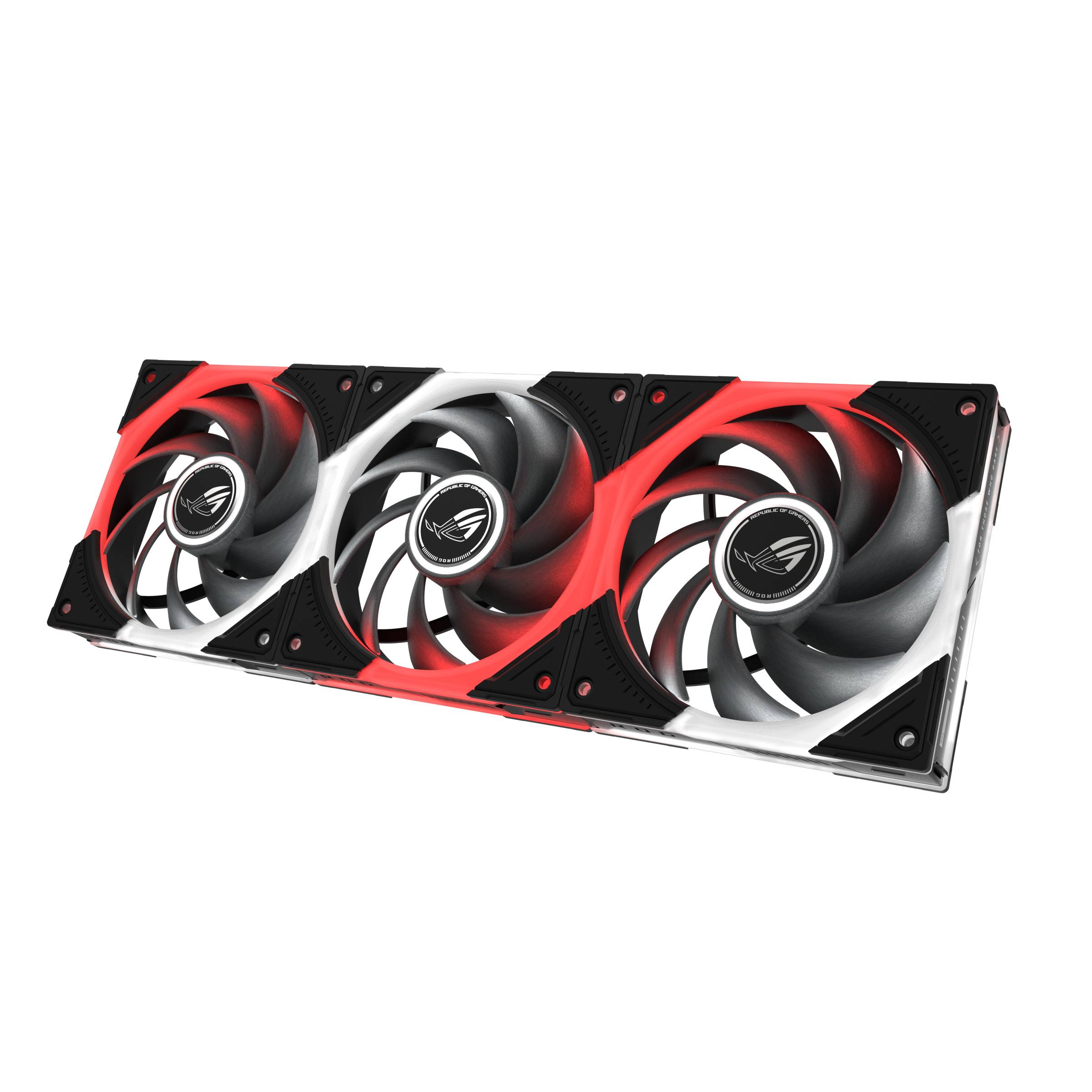ASUS ROG Eurux GR120 ARGB Fan Triple Pack Computer behuizing Ventilator 12 cm Zwart 3 stuk(s)
