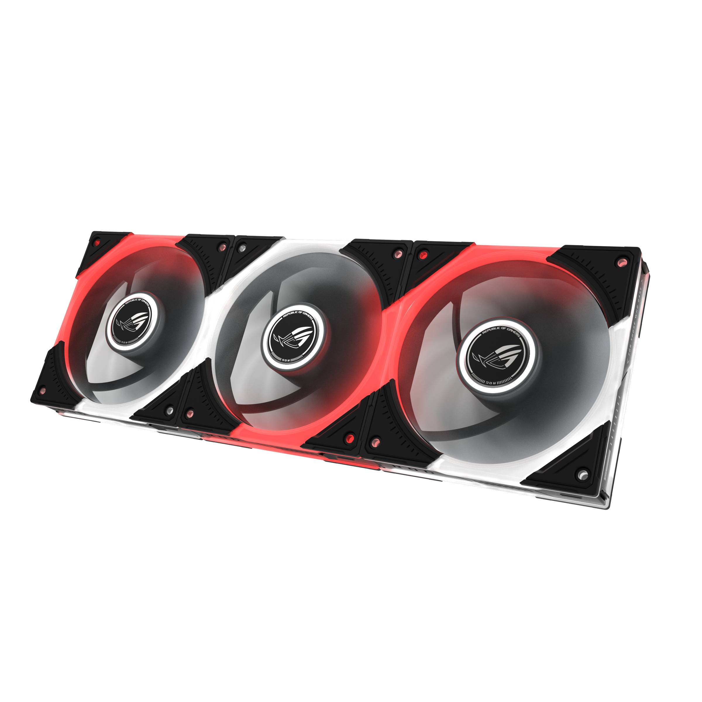 ASUS ROG Eurux GR120 ARGB Fan Triple Pack Computer behuizing Ventilator 12 cm Zwart 3 stuk(s)