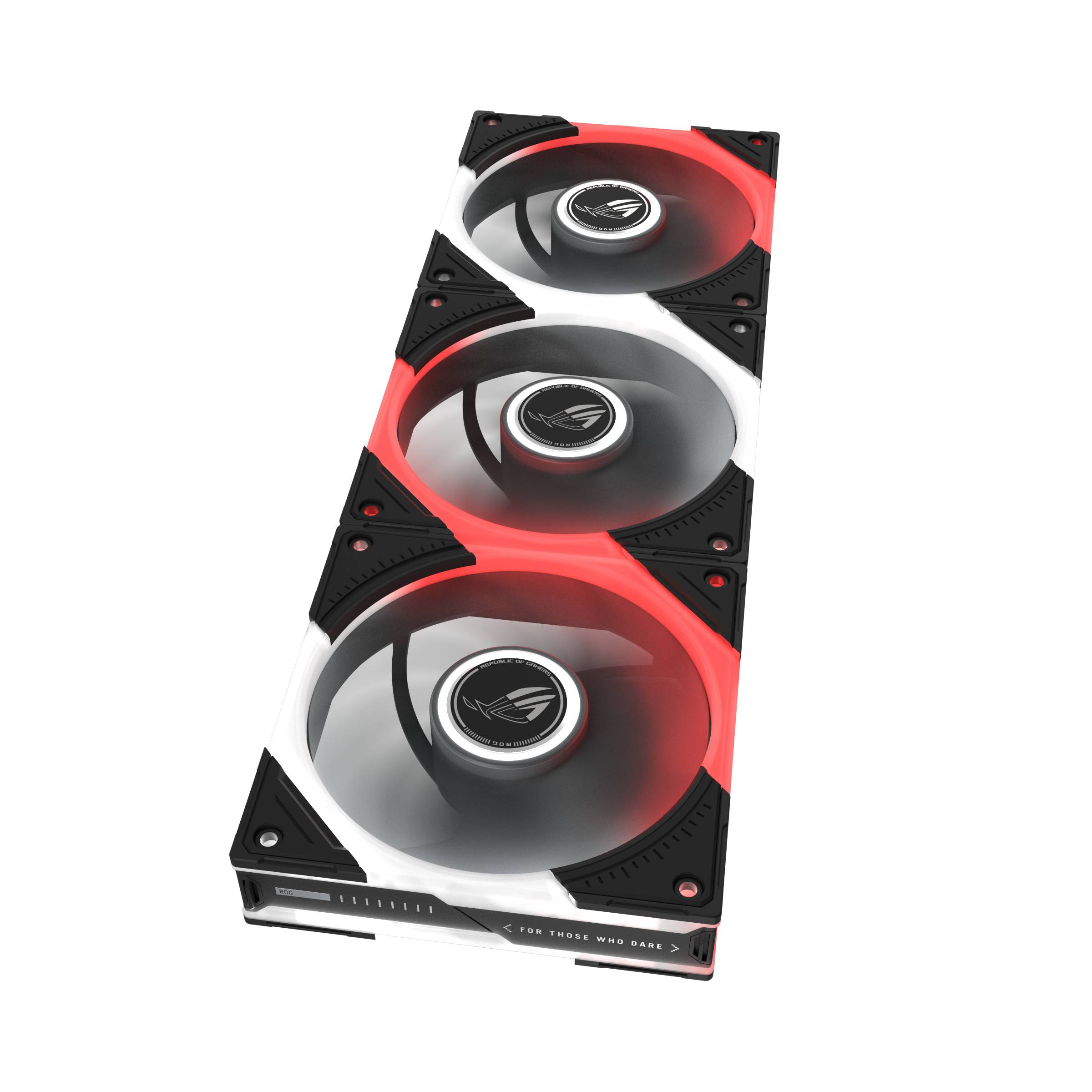 ASUS ROG Eurux GR120 ARGB Fan Triple Pack Computer behuizing Ventilator 12 cm Zwart 3 stuk(s)