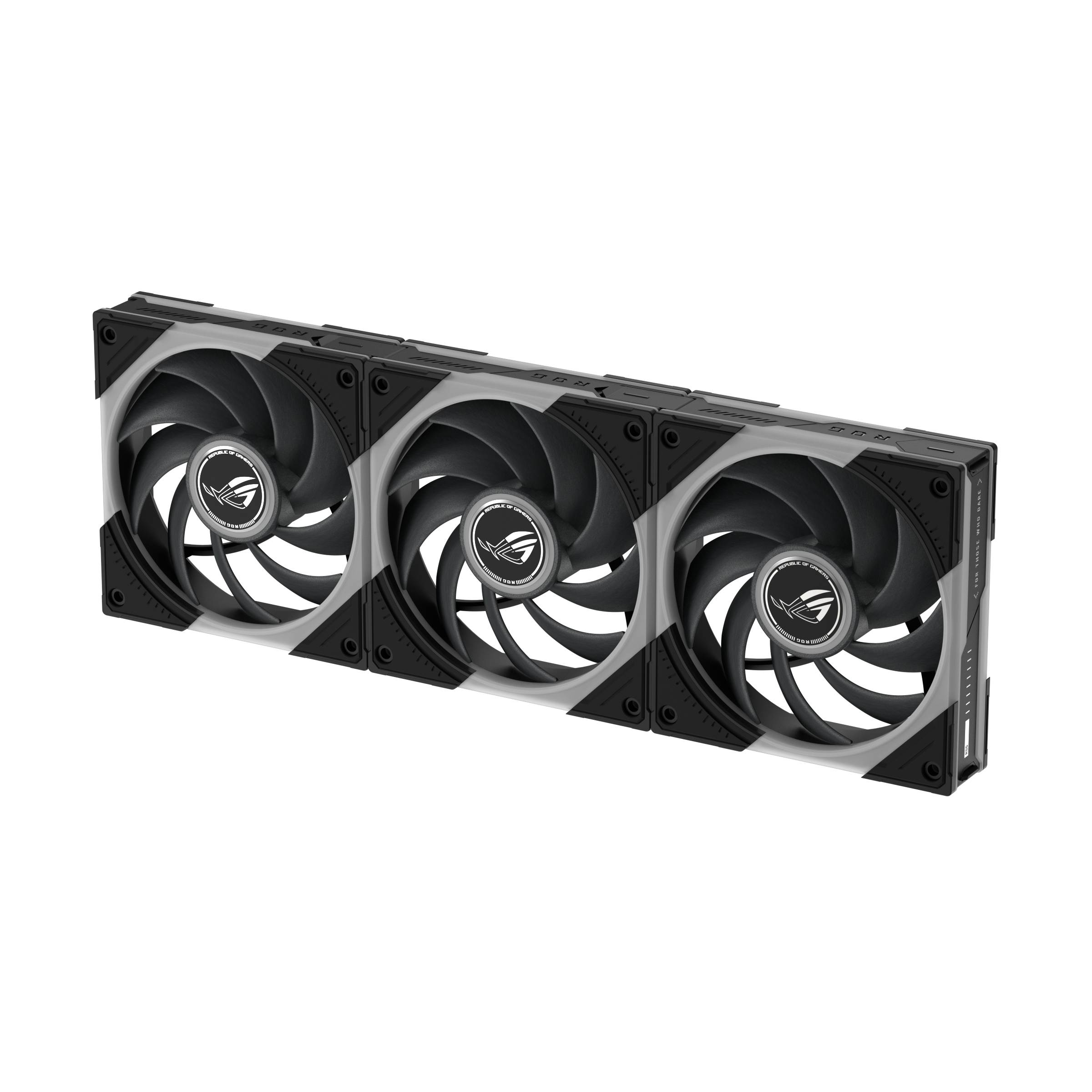 ASUS ROG Eurux GR120 ARGB Fan Triple Pack Computer behuizing Ventilator 12 cm Zwart 3 stuk(s)