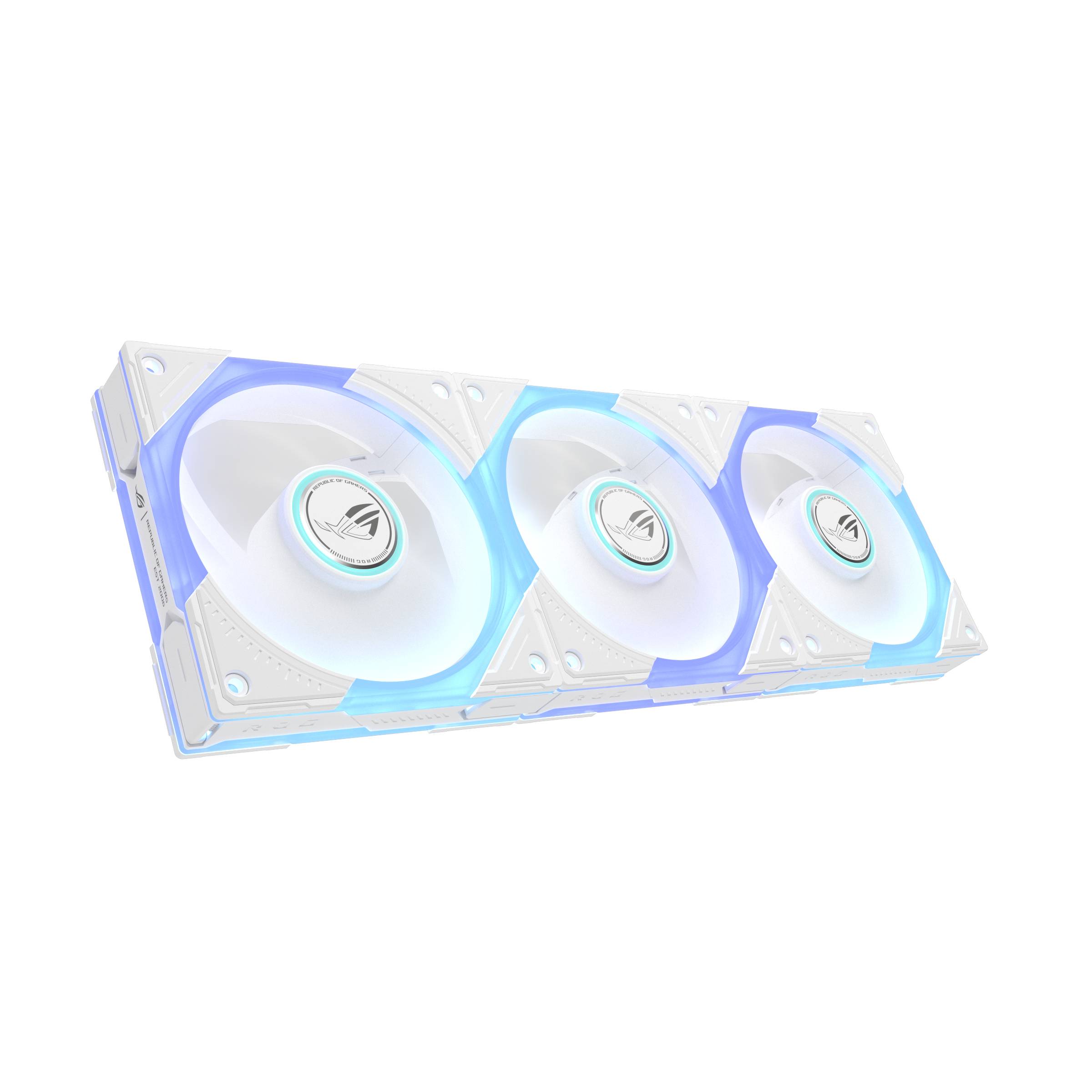 ASUS ROG Eurux GR120 ARGB Reverse Fan White Edition - Triple Pack Computer behuizing Ventilator 12 cm Wit 3 stuk(s)