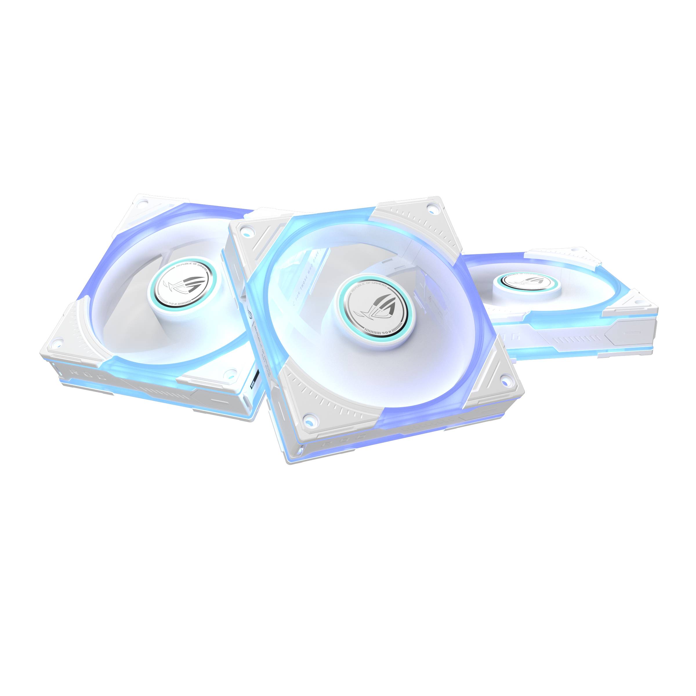 ASUS ROG Eurux GR120 ARGB Reverse Fan White Edition - Triple Pack Computer behuizing Ventilator 12 cm Wit 3 stuk(s)