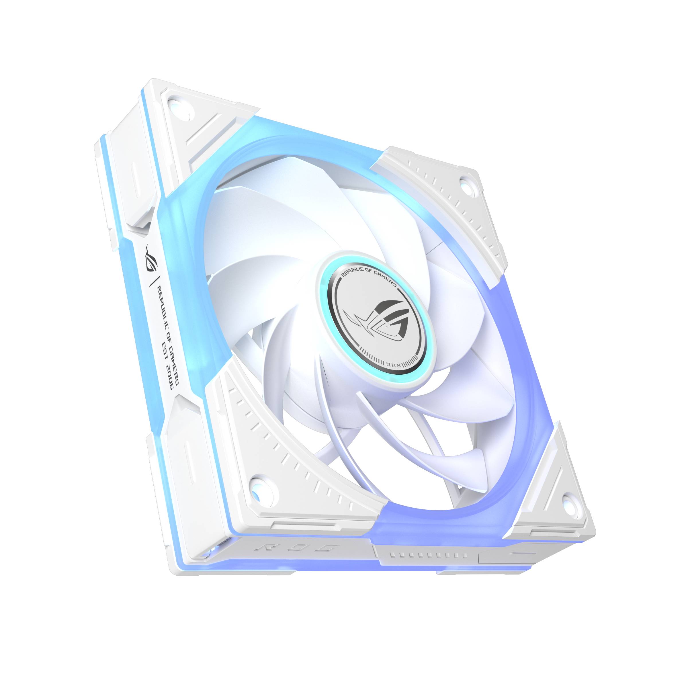 ASUS ROG Eurux GR120 ARGB Reverse Fan White Edition - Triple Pack Computer behuizing Ventilator 12 cm Wit 3 stuk(s)
