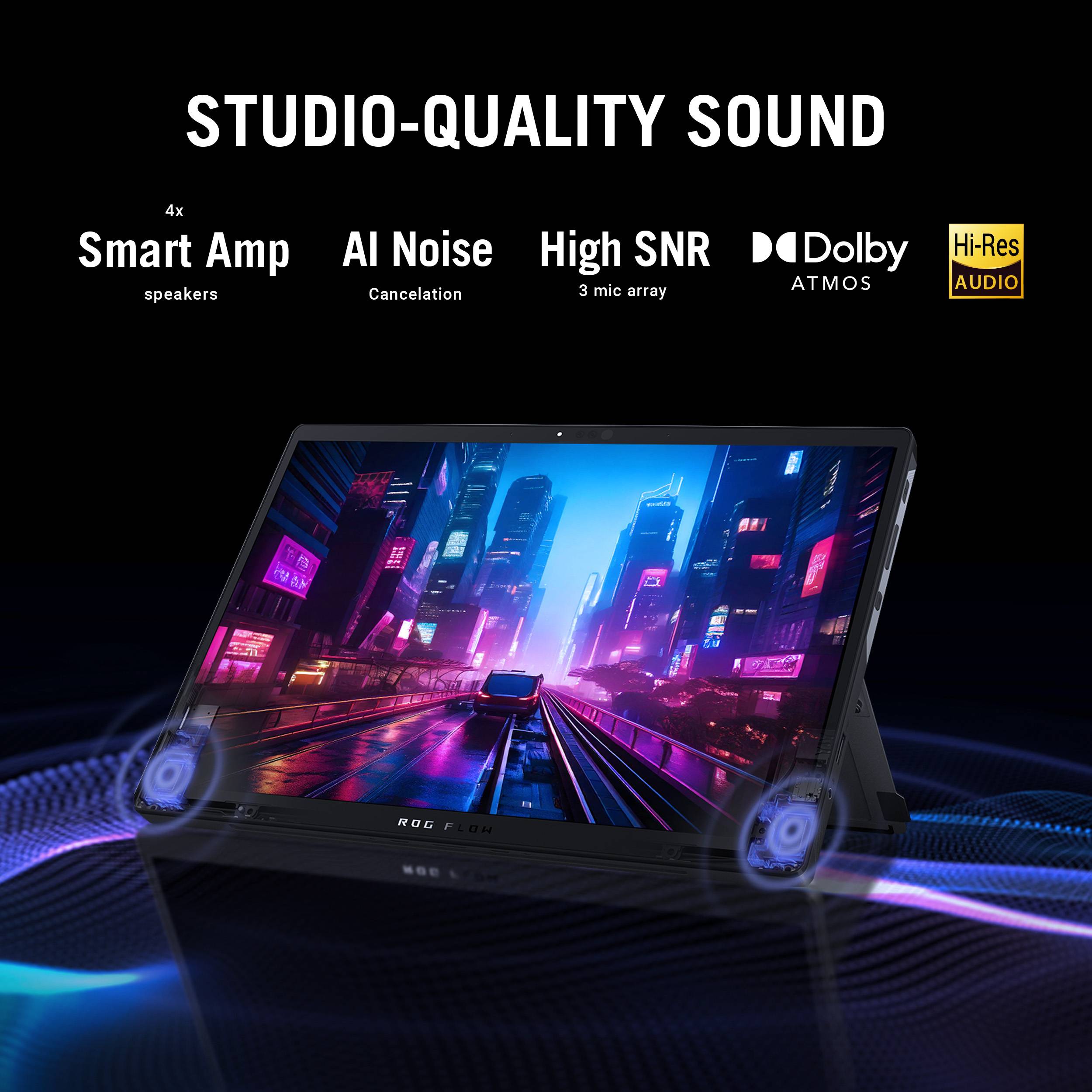 ASUS ROG Flow Z13 GZ302EA-RU004W Copilot+ PC AMD Ryzen AI Max+ 395 Hybride (2-in-1) 34 cm (13.4") Touchscreen 2.5K 32 GB LPDDR5x-SDRAM 1 TB SSD Wi-Fi 7 (802.11be) Windows 11 Home Nederlands Zwart