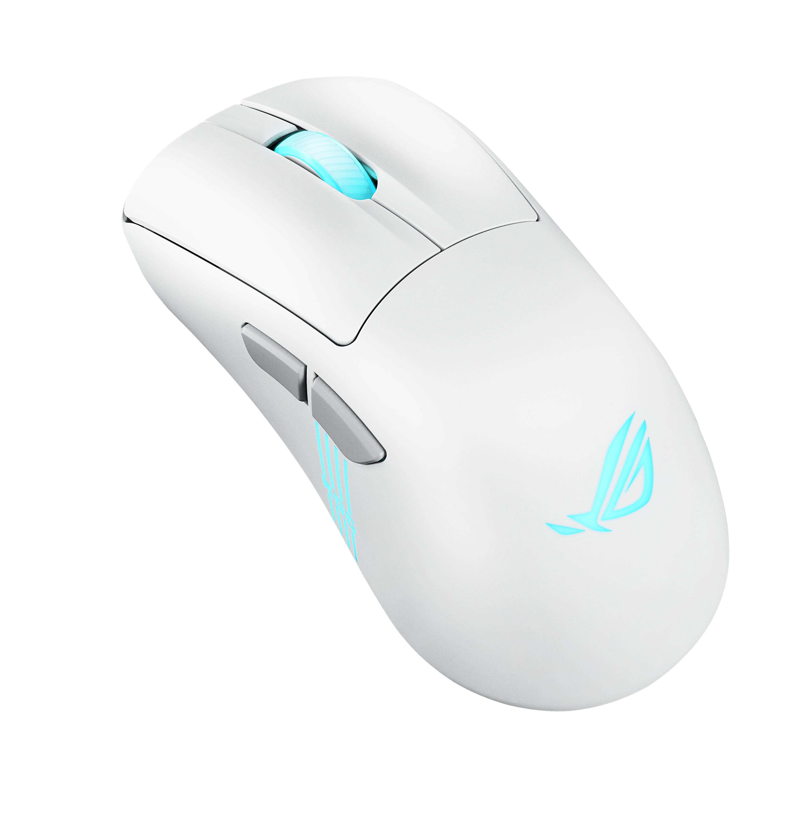 ASUS ROG Keris II Origin WHT muis Gamen Rechtshandig RF Wireless + Bluetooth + USB Type-A Optisch 42000 DPI