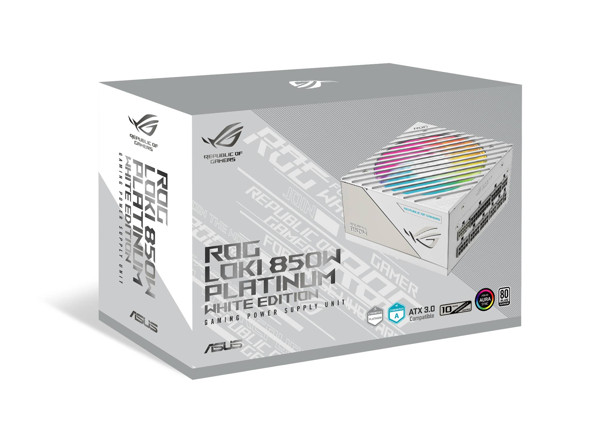 ASUS ROG Loki SFX-L 850W Platinum power supply unit 24-pin ATX Zwart, Zilver