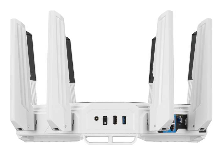 ASUS ROG Rapture GT-BE19000AI draadloze router 10 Gigabit Ethernet Tri-band (2,4 GHz / 5 GHz / 6 GHz) Wit