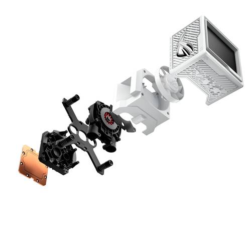 ASUS ROG RYUJIN III 360 ARGB EXTREME WHT Processor Alles-in-één vloeistofkoeler 12 cm Wit 1 stuk(s)