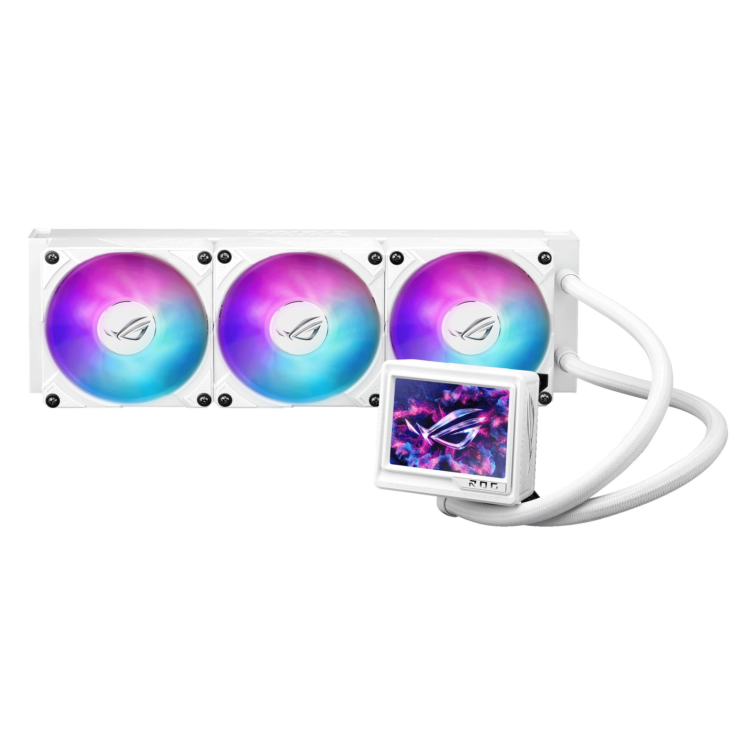 ASUS ROG RYUJIN III 360 ARGB EXTREME WHT Processor Alles-in-één vloeistofkoeler 12 cm Wit 1 stuk(s)