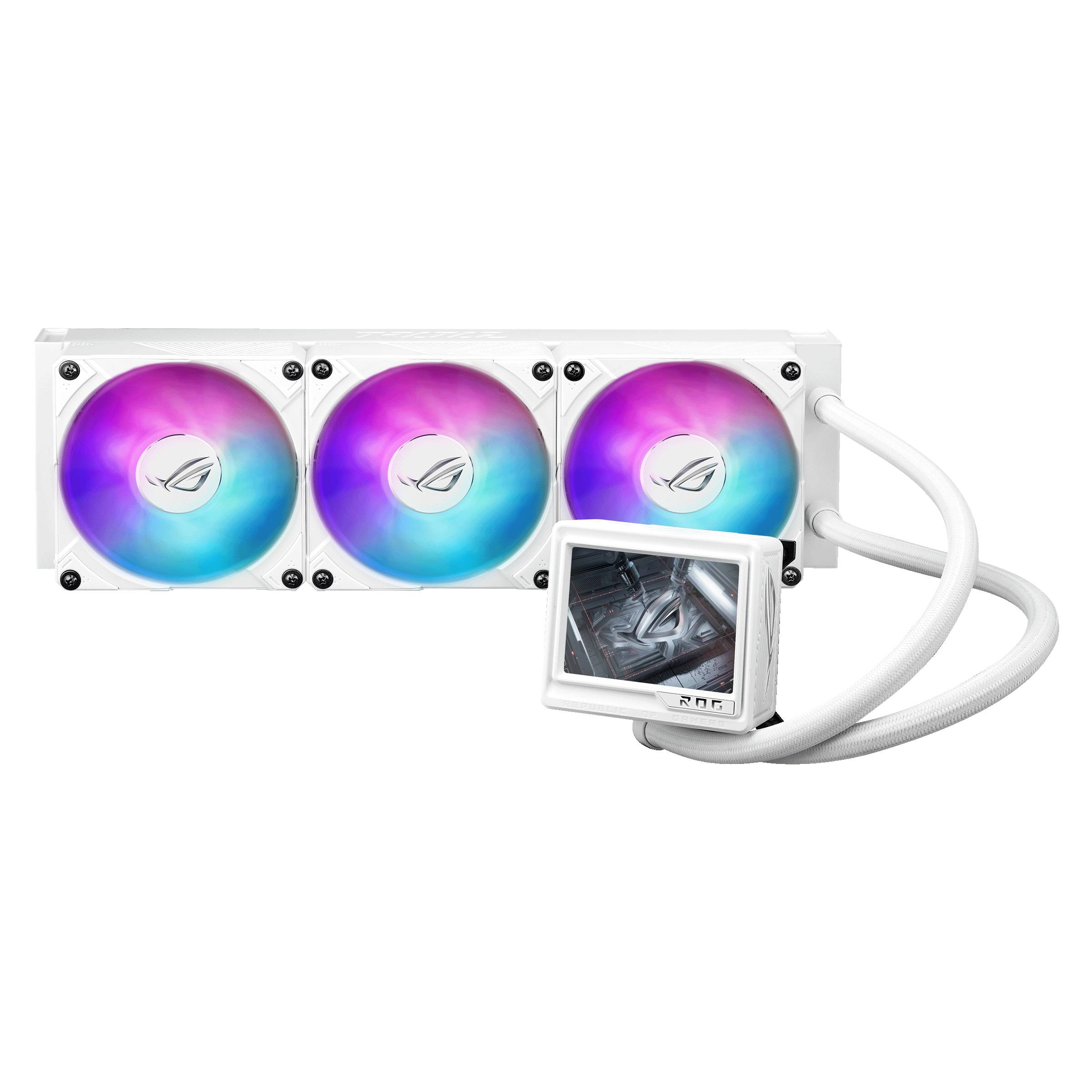 ASUS ROG RYUJIN III 360 ARGB EXTREME WHT Processor Alles-in-één vloeistofkoeler 12 cm Wit 1 stuk(s)