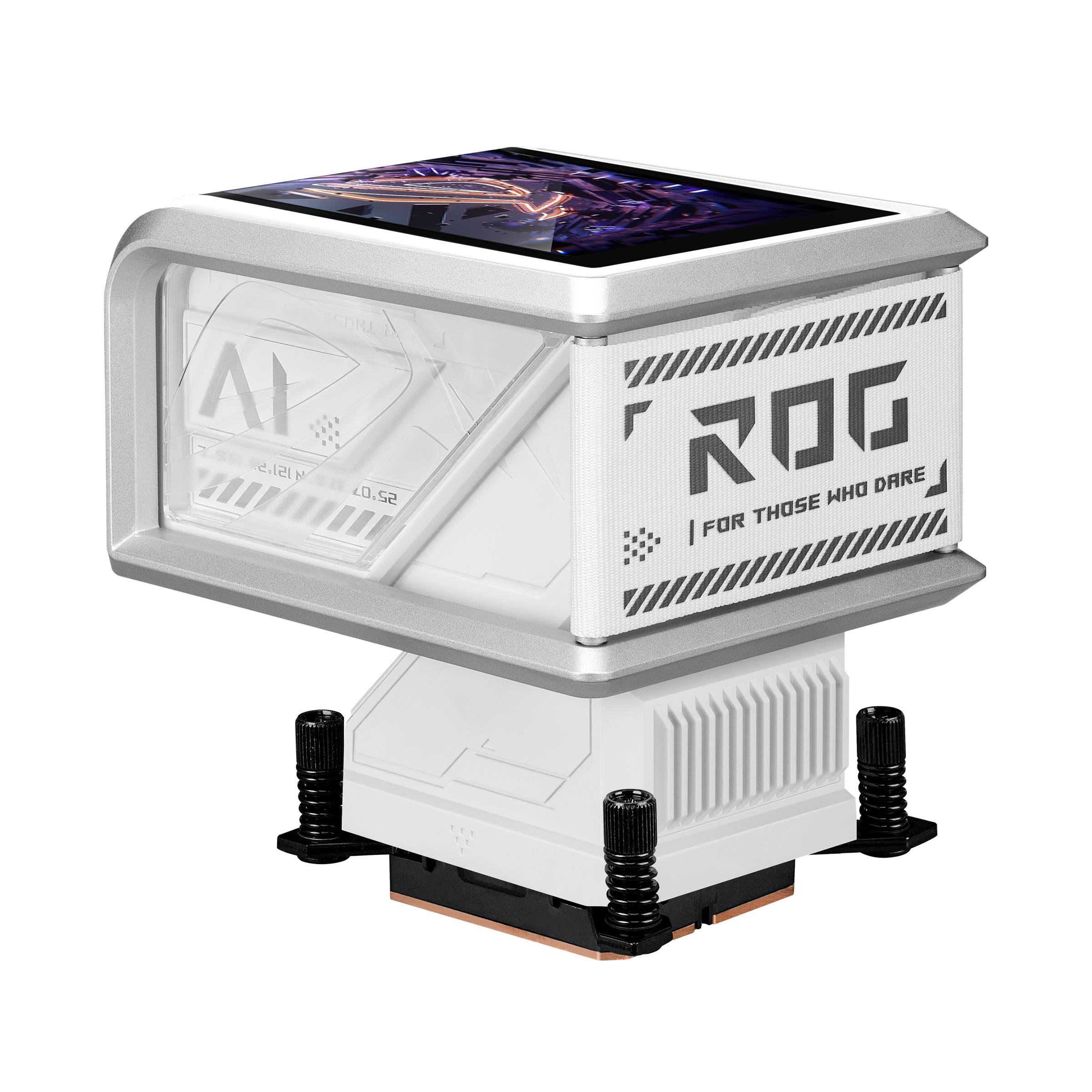 ASUS ROG RYUO IV 360 ARGB WHT Processor Alles-in-één vloeistofkoeler 12 cm Wit