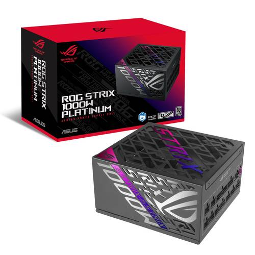 ASUS ROG STRIX-1000P-GAMING power supply unit 1000 W 20+4 pin ATX ATX Zwart, Zilver