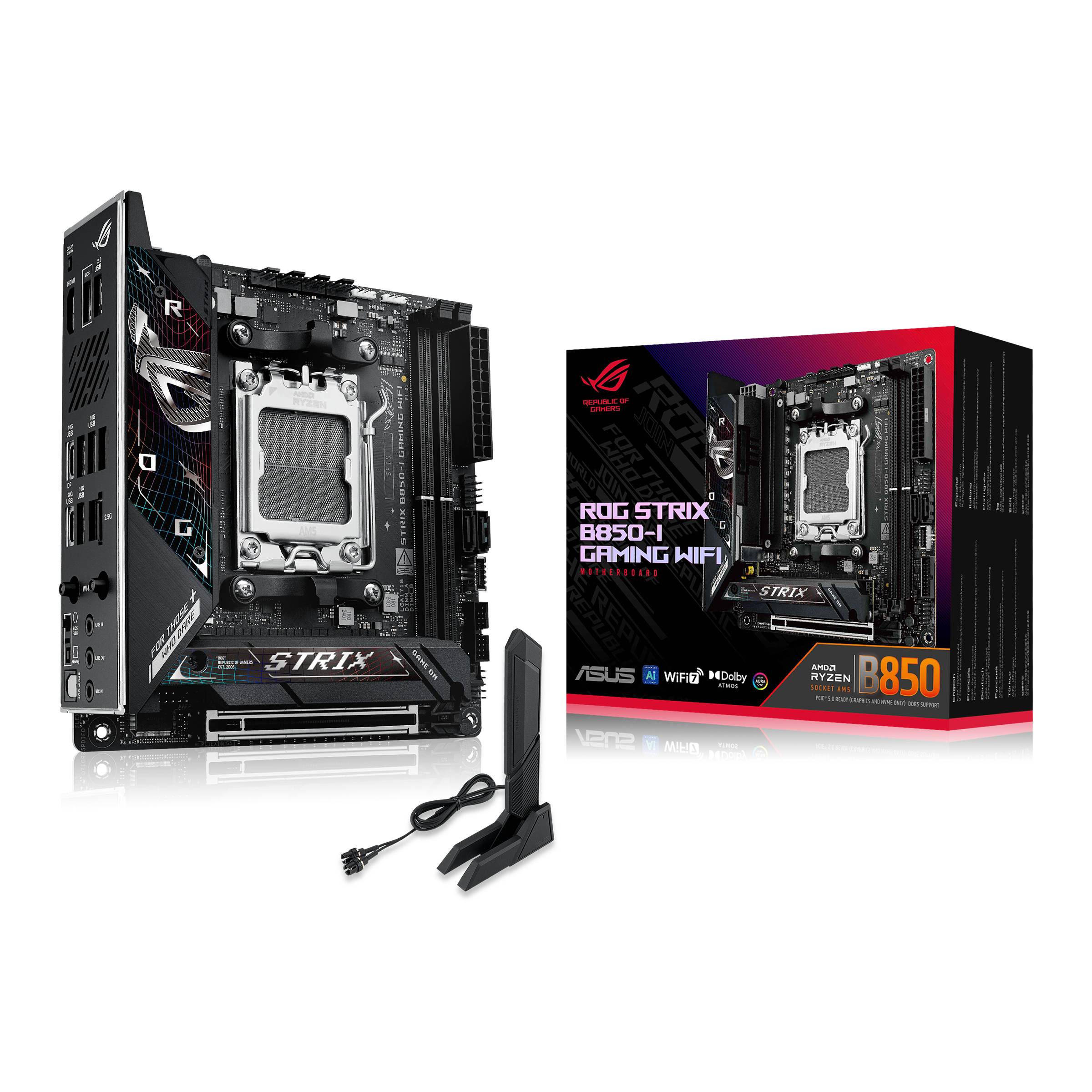 ASUS ROG STRIX B850-I GAMING WIFI AMD B850 Socket AM5 mini ITX