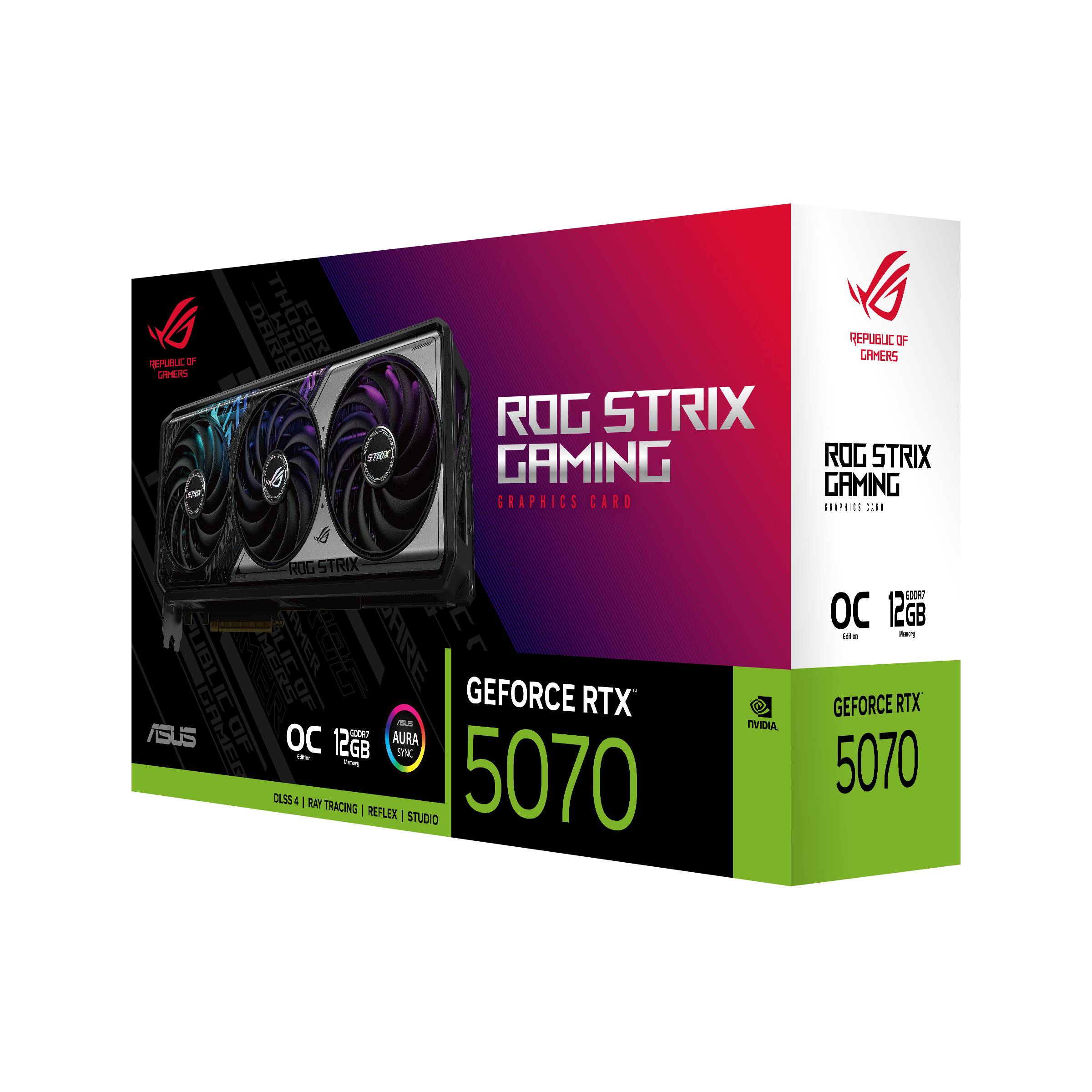ASUS ROG -STRIX-RTX5070-O12G-GAMING NVIDIA GeForce RTX 5070 12 GB GDDR7