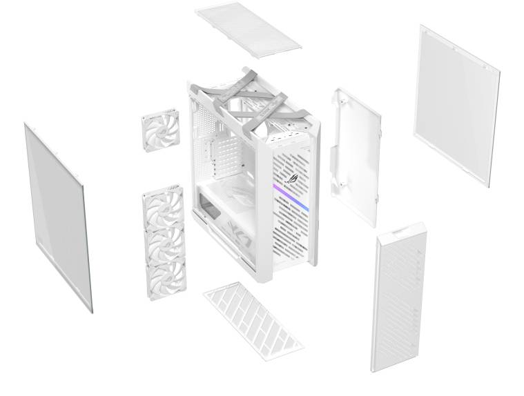 ASUS ROG Strix Helios II Midi Tower Wit