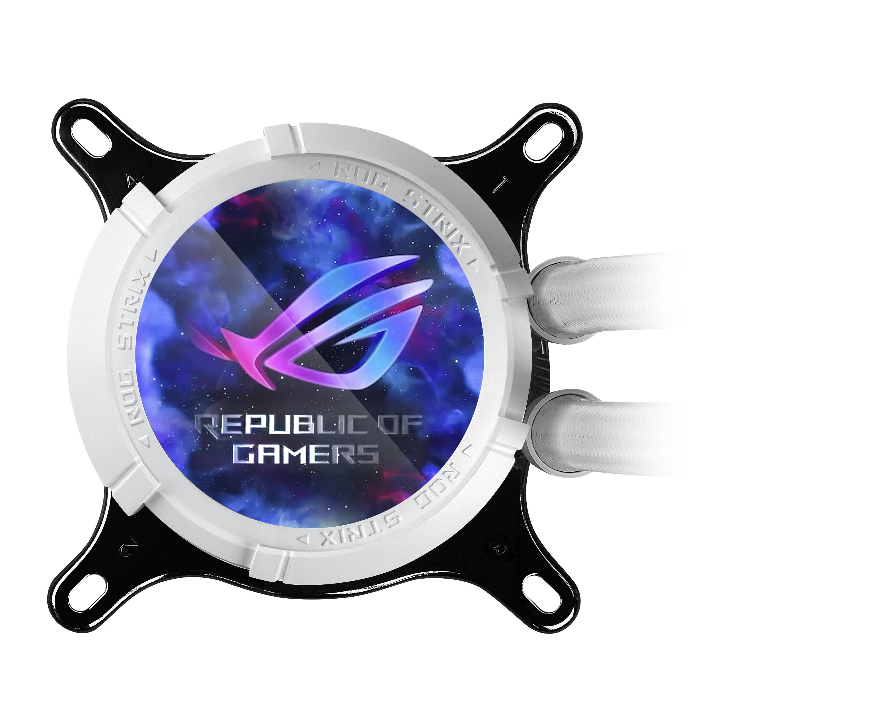 ASUS ROG Strix LC III 360 ARGB White Edition Processor Alles-in-één vloeistofkoeler 12 cm Wit