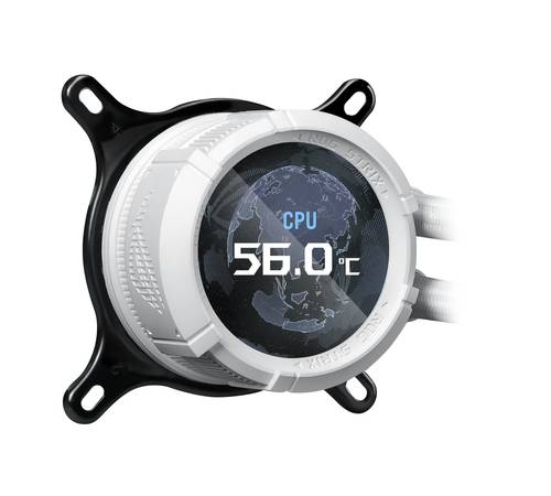 ASUS ROG Strix LC III 360 ARGB White Edition Processor Alles-in-één vloeistofkoeler 12 cm Wit