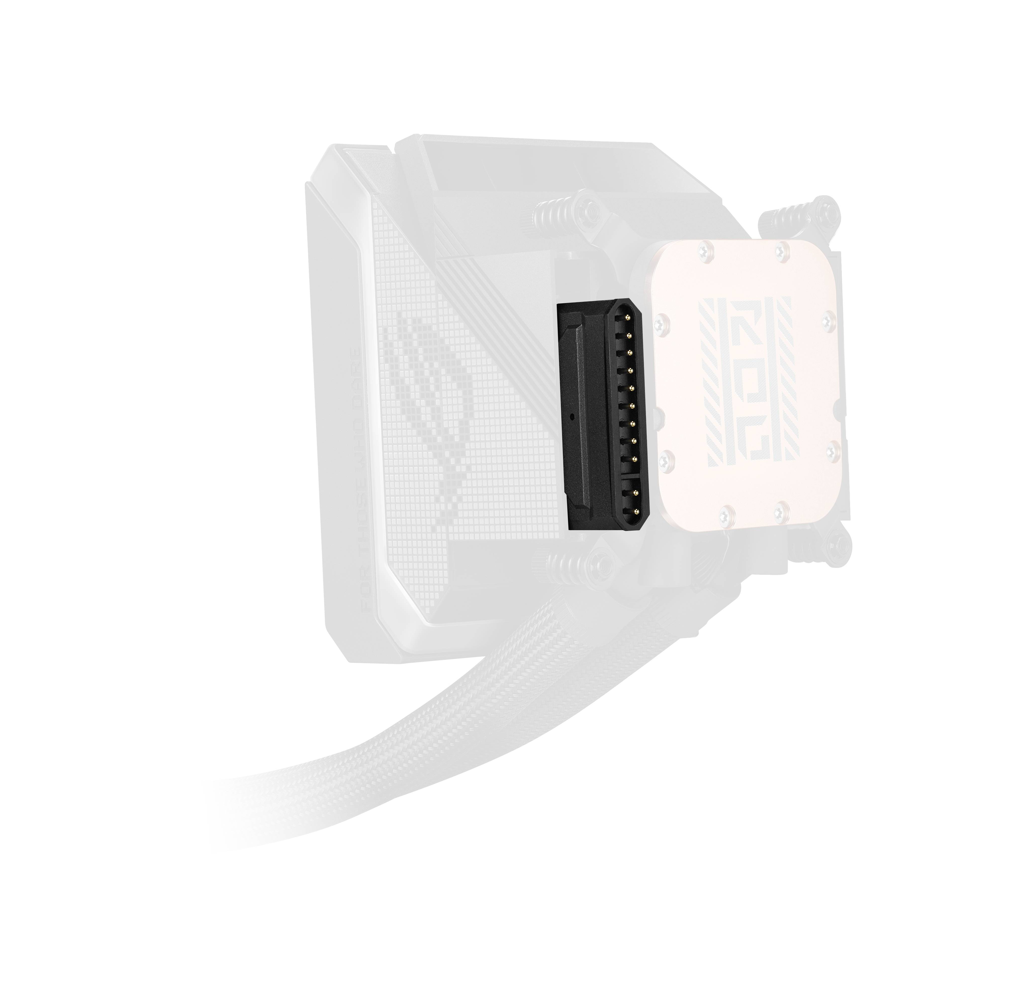 ASUS ROG Strix LC IV 360 ARGB LCD Processor Alles-in-één vloeistofkoeler 12 cm Zwart