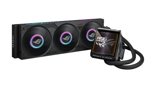 ASUS ROG Strix LC IV 360 ARGB LCD Processor Alles-in-één vloeistofkoeler 12 cm Zwart