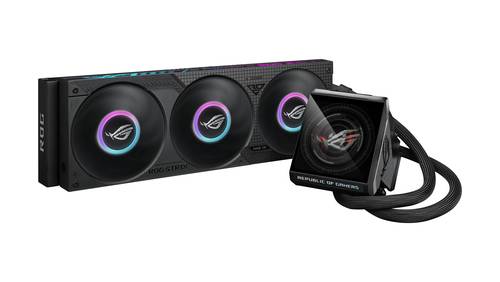 ASUS ROG Strix LC IV 360 ARGB LCD Processor Alles-in-één vloeistofkoeler 12 cm Zwart