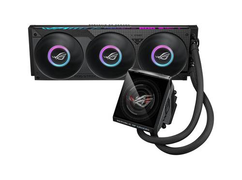 ASUS ROG Strix LC IV 360 ARGB LCD Processor Alles-in-één vloeistofkoeler 12 cm Zwart