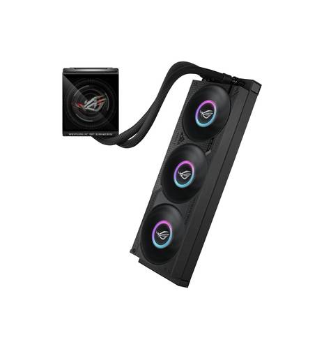 ASUS ROG Strix LC IV 360 ARGB LCD Processor Alles-in-één vloeistofkoeler 12 cm Zwart