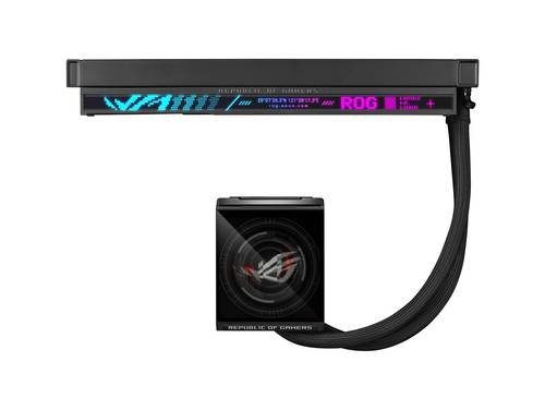 ASUS ROG Strix LC IV 360 ARGB LCD Processor Alles-in-één vloeistofkoeler 12 cm Zwart