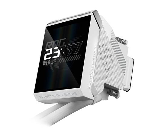 ASUS ROG Strix LC IV 360 ARGB LCD White Edition Processor Kit voor vloeistofkoeling 12 cm Wit